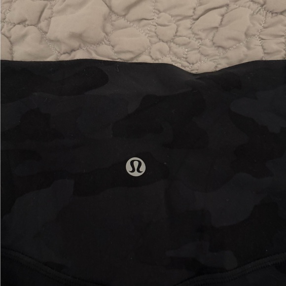 Black Camo Lululemon Align Leggings - Picture 3 of 3